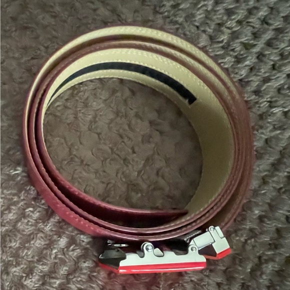 Men’s real leather belt brand new never used size 44 - Picture 3 of 7